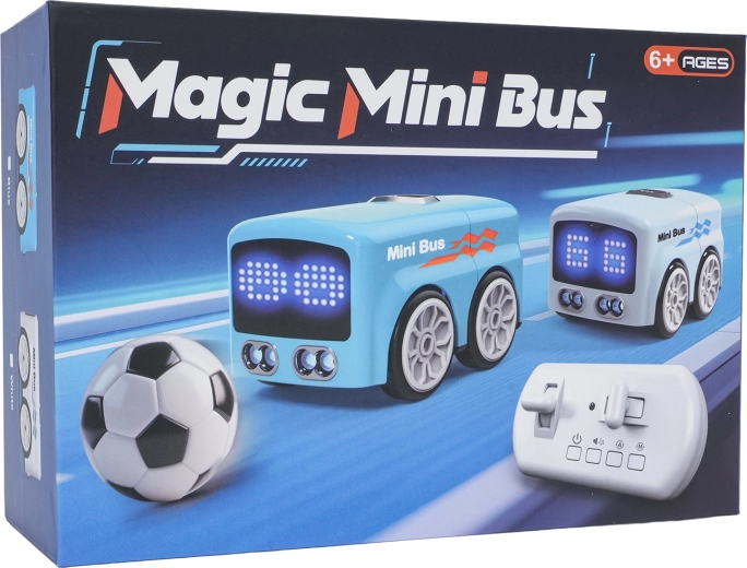 RC Mini-Bus mit Ball – blau