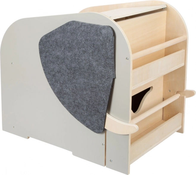 Spielzeugkiste mit Sitz und Rollen Elefant Wildlife small foot