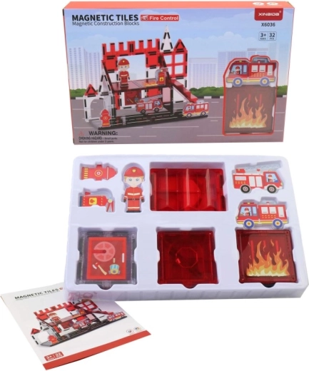 Magnetisches Konstruktionsset für Kinder in praktischer Box