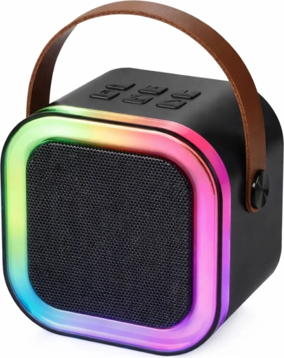 Kompakter Lautsprecher mit LED-Effekten