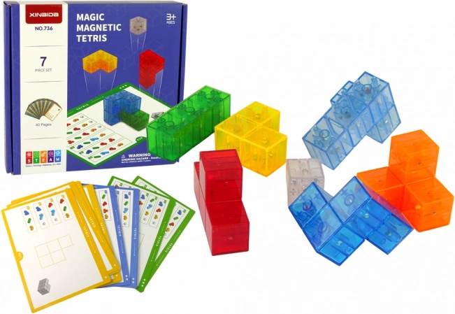 Magische magnetische Würfel 7 Teile