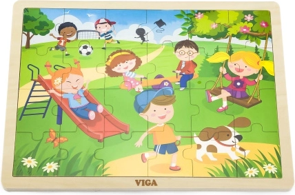 Holzpuzzle VIGA Frühling 24 Teile