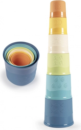 Smoby Little Green magischer Turm aus Biokunststoff, 6 Teile