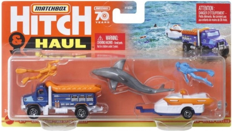 Spielzeugset mit Matchbox-Fahrzeug