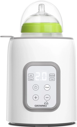 Flaschenwärmer GROWNSY 8-in-1 – grau