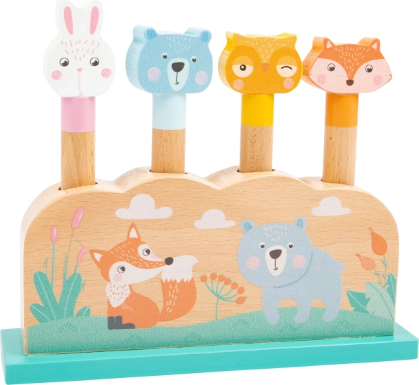 Holz-Sprungspiel mit Tieren small foot
