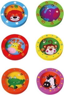 VIGA Holzlabyrinth mit Tieren – Taschen-Balance-Spiel