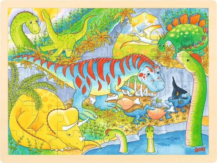 Holzpuzzle Dinosaurier – 1 Stück
