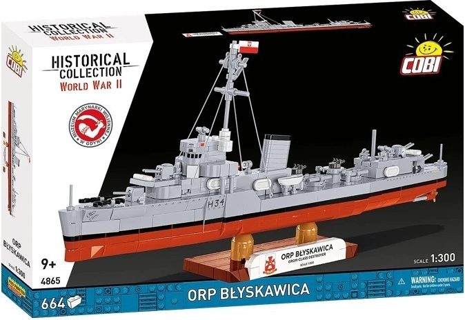 Cobi Bausatz ORP Błyskawica – Zerstörer (664 Teile)