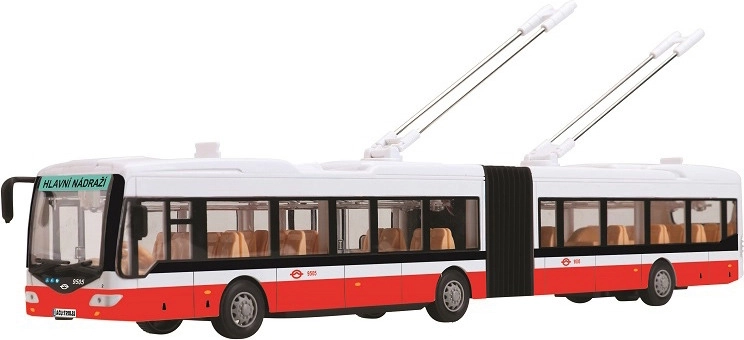 Trolleybus Sparkys mit realistischen Effekten