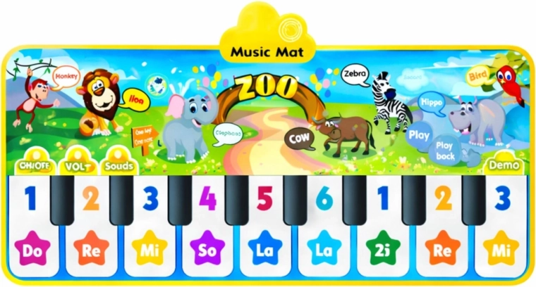 10 Tasten und 10 Melodien für die ersten musikalischen Schritte