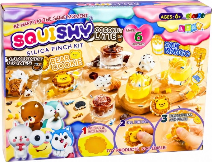 Bis zu 6 Squishy-Desserts und Getränke