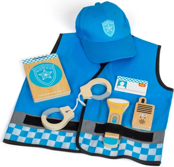 Kinder-Polizeikostüm BIGJIGS TOYS