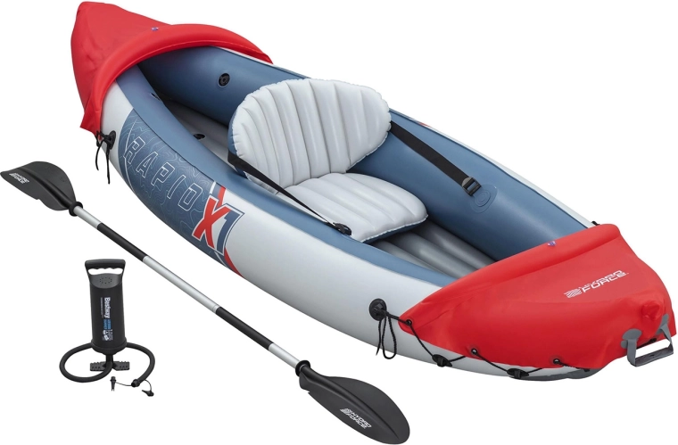 Komfort dank aufblasbarem Sitz und festem Boden