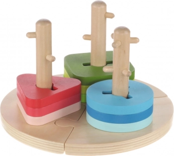 Holz-Montessori-Puzzle, Holz