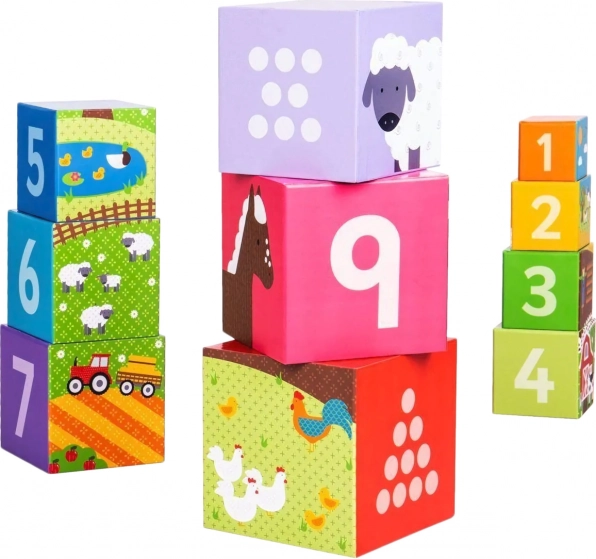 Didaktische Würfel Bauernhof von Bigjigs Toys