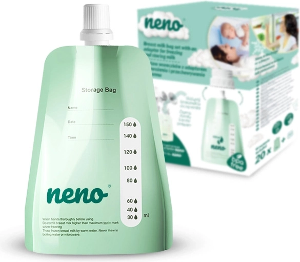 Neno Beutel zur Aufbewahrung von Muttermilch 150 ml, 20 Stk.