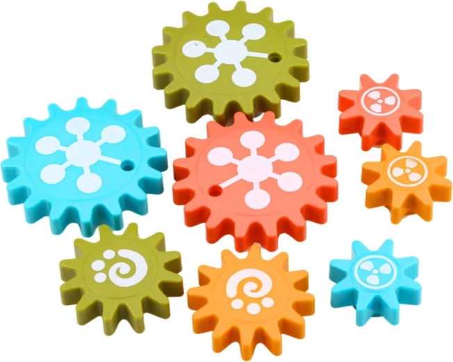 Bunte Teile, die sich leicht zusammensetzen lassen