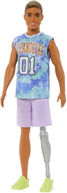 Barbie Fashionistas Ken in sportlichem Outfit mit Beinprothese