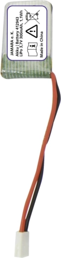 LiPo-Batterie für Floater heli (Altitude) 3,7 V 300 mAh 1,11 Wh Jamara