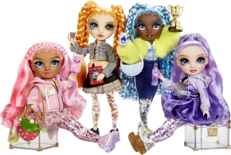 Rainbow High Sparkle & Shine Fashion Dolls Puppe mit glitzernden Beinen