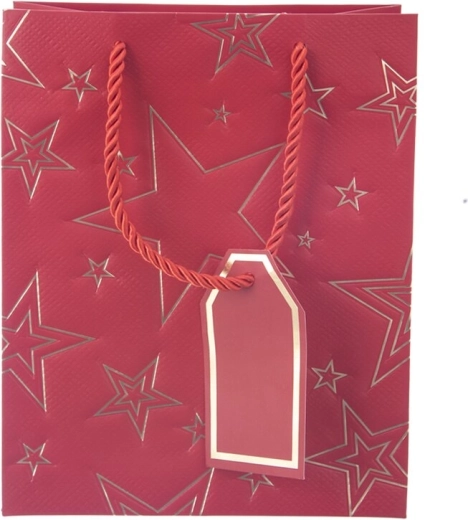 Festliches rotes Design mit Sternmotiv