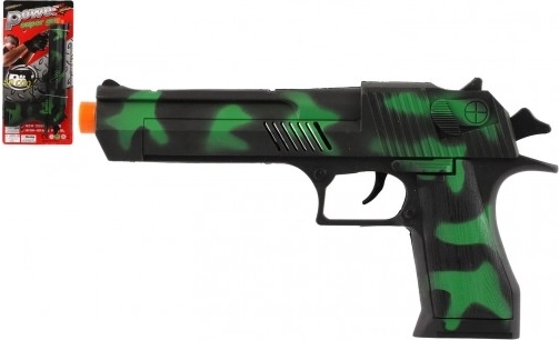 Plastikpistole mit Schwungrad 23 cm