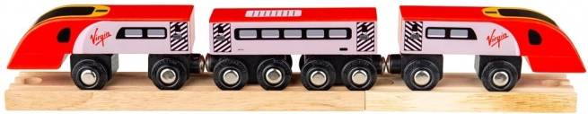 Bigjigs Rail Virgin Pendolino – Holz-Zugset