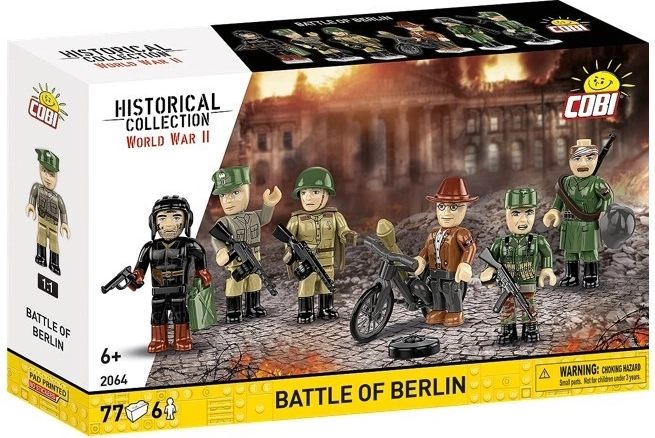 COBI-Bausatz „Schlacht um Berlin“ (77 Teile, 6 Figuren)