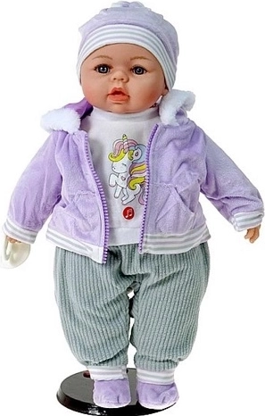 Baby-Puppe mit tschechischem Sound 45 cm