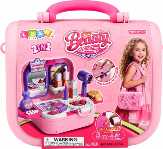 2-in-1-Koffer: tragbarer Beauty-Salon
