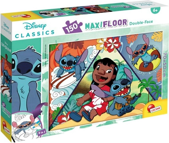 Maxi-Bodenpuzzle 150 LILO & STITCH