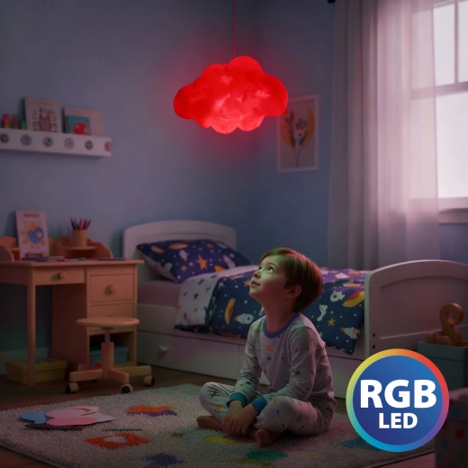 Magische Wolkenlampe mit 16 RGB-LEDs
