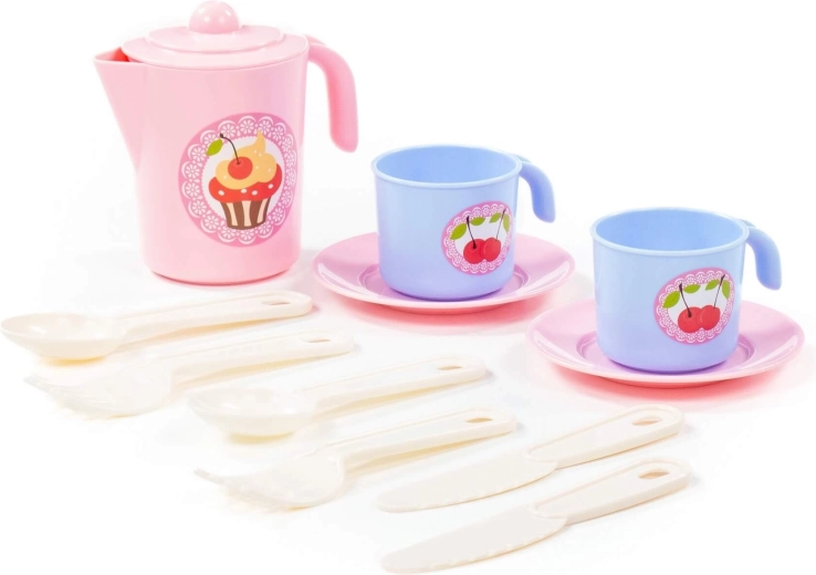 Komplettes Teeset für zwei