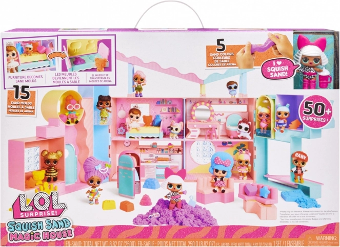 L.O.L. Surprise! Zauberhaus mit Squish-Sand