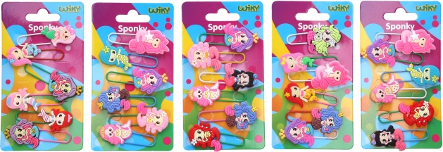 Haarspangen und Lesezeichen Meerjungfrau, Set 6 Stück