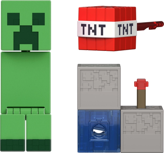 Charged Creeper im Pixel-Stil