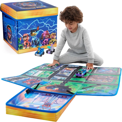 Faltbare Spielmatte und Aufbewahrungsbox PAW Patrol: The Mighty Movie – Abenteuerstadt