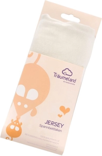 Träumeland Jersey-Spannbettlaken 40 × 90 cm mint