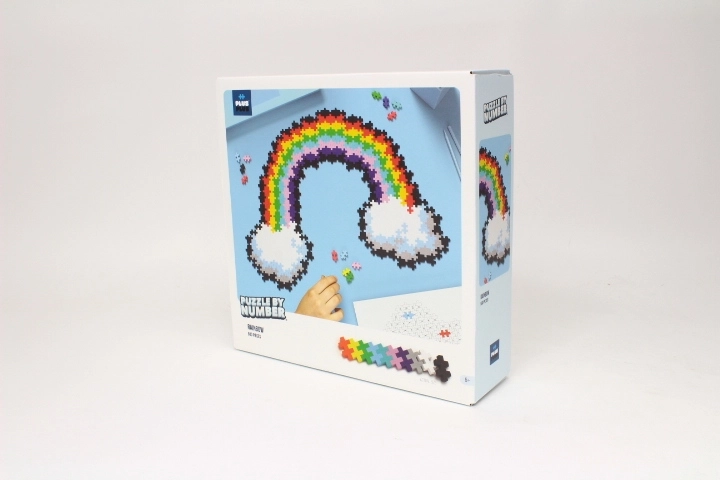 Plus-Plus Puzzle by Number Regenbogen, 500 Teile