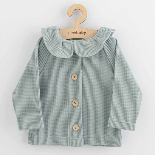 Babyjacke mit Knöpfen New Baby Laura grau 56 (0–3 M)