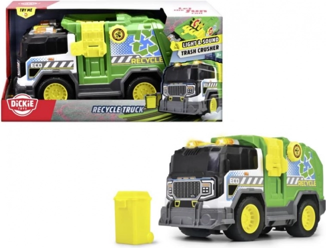 Grüner Recycling-Lkw Dickie Toys 30 cm