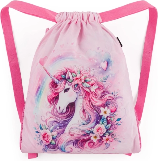 Bagmaster Schulbeutel für Hausschuhe und Sport beta 26 Einhorn