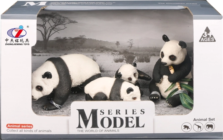 Figurenset Panda-Familie