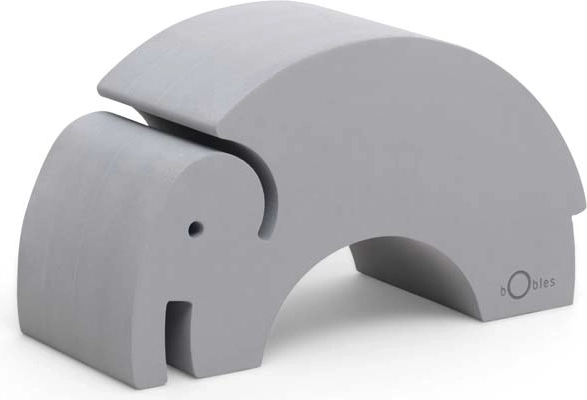 bObles Elefant S Cloudy Blue – sensorisches Balance-Spielzeug