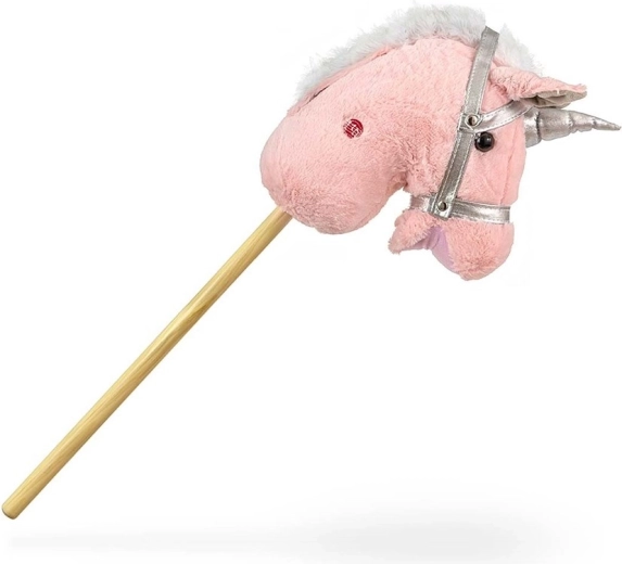 Weicher Plüsch und stabiler Holzstab