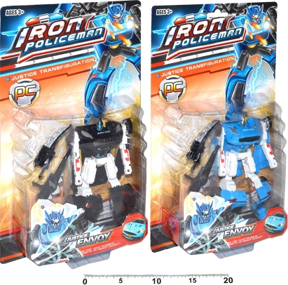 Autoroboter Polizei 17 cm