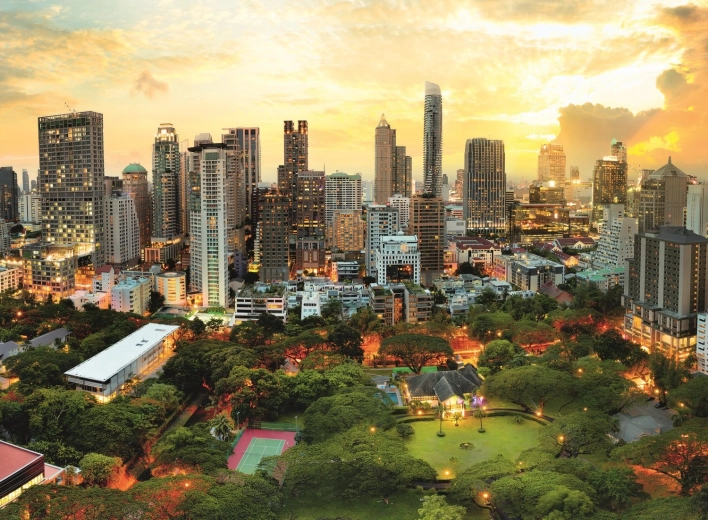 Puzzle Sonnenuntergang in Bangkok 3000 Teile
