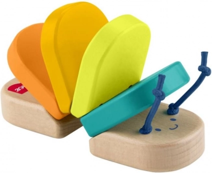 Fisher‑Price klappernde Holzraupe