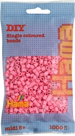 Hama MIDI Bügelperlen rosa 1000 Stk.